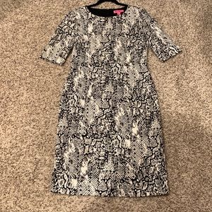 Black and white Betsey Johnson dress